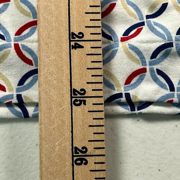 New Leon Levine Polo Shirt Women's Small Short Sleeve Blouse Circles Rin… - Picture 8 of 8